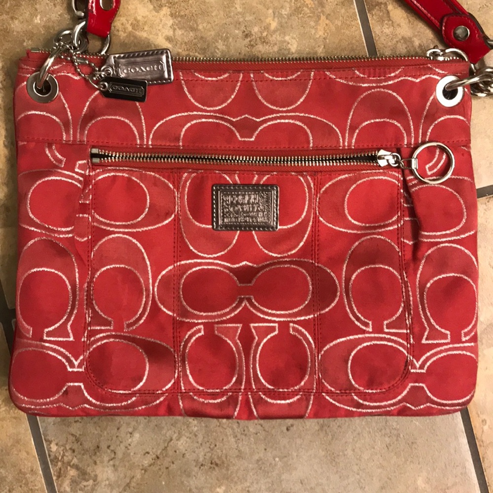 Coach Red Poppy Purse